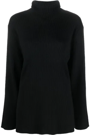 STUDIO NICHOLSON Roll neck ribbed jumper