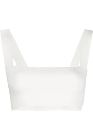 Victoria Beckham Square-neck cropped top