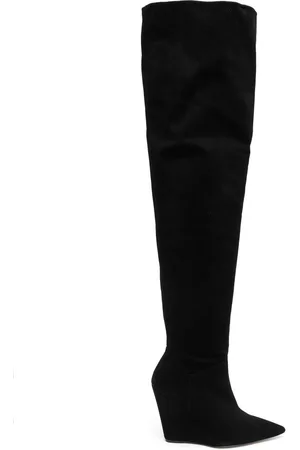 Stuart Weitzman Pointed 115mm leather boots