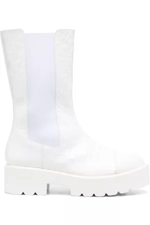 Stuart Weitzman 55mm chunky slip-on boots