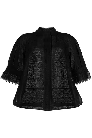 SHIATZY CHEN Lace half-length sleeve jacket