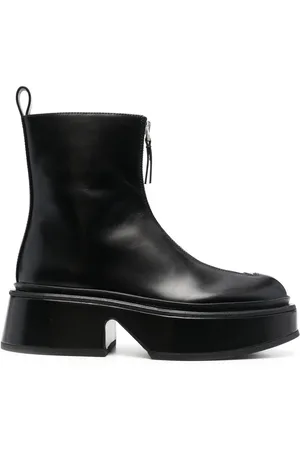 Jil Sander Zipped leather booties