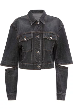 J.W.Anderson Cut-out sleeve trucker jacket