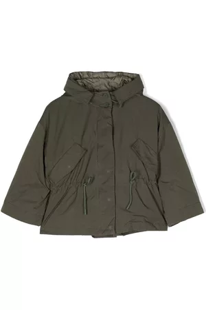 Aspesi Hooded flap-pockets rain coat