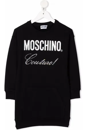 Moschino Embellished Couture logo dress