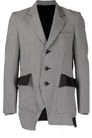 Sulvam Houndstooth layered blazer