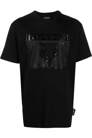 Philipp Plein Tiger-head logo-print T-shirt