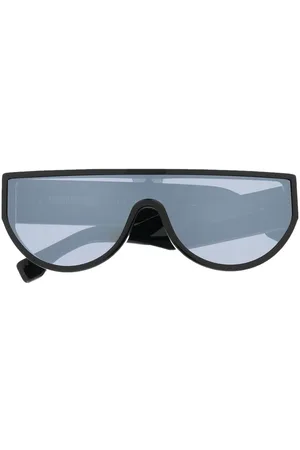 Milan Oversized frame mirrored sunglasses