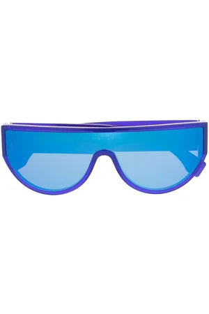 Milan Oversized frame mirrored sunglasses