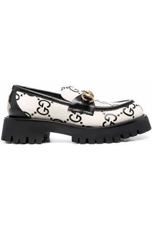 Gucci Women Loafers - GG Horsebit chunky loafers