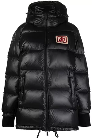Dsquared2 Logo-patch padded coat