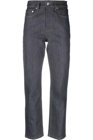 Maison Kitsuné Straight-leg cropped jeans
