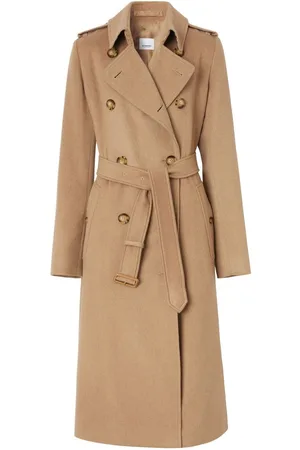 Burberry Kensington cashmere trench coat