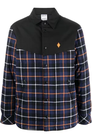 MARCELO BURLON Checked long-sleeve jacket
