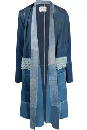 GREG LAUREN Patchwork cotton coat