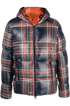 save the duck PUCK plaid-check padded jacket