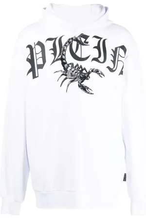 Philipp Plein Logo-print long-sleeve hoodie