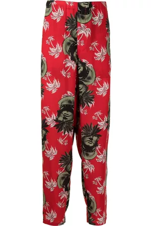 UNDERCOVER Printed straight-leg trousers