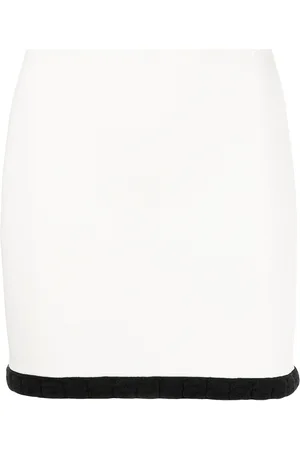 Alexander Wang Logo-trim jacquard mini skirt