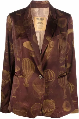 UMA WANG Hot air balloon-print blazer