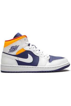 Jordan Air 1 Mid "Royal /Laser Orange" sneakers