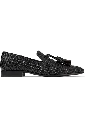 Jimmy Choo Men Loafers - Foxley woven loafers