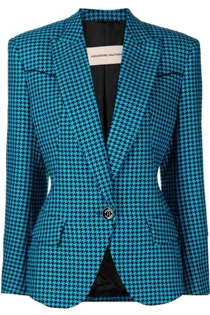 ALEXANDRE VAUTHIER Houndstooth single-breasted blazer