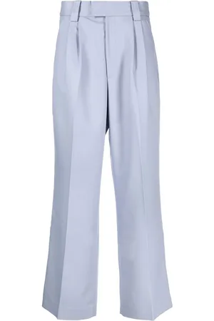 Viktor & Rolf Pleat-detail wide-leg trousers