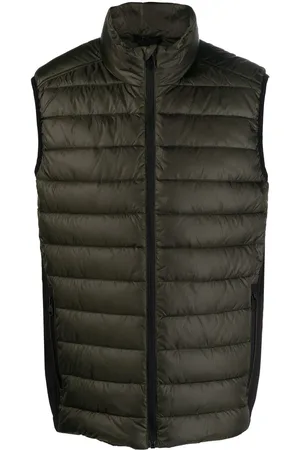 Calvin Klein Quilted-finish zip-up vest