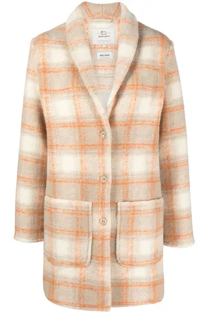 Woolrich Checked single-breasted coat