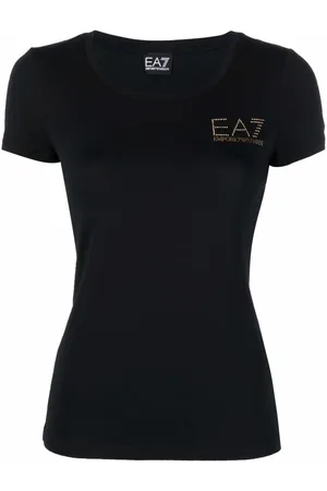 EA7 Logo-print short-sleeved T-shirt