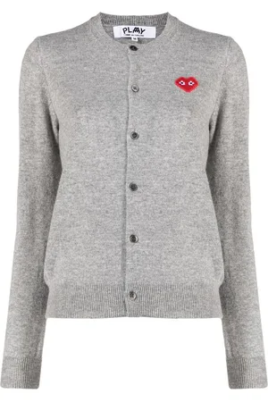 Comme des Garçons Logo-print wool cardigan