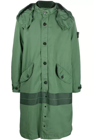 Stone Island Logo print raincoat