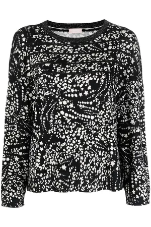Liu Jo Star-print lurex-detail jumper