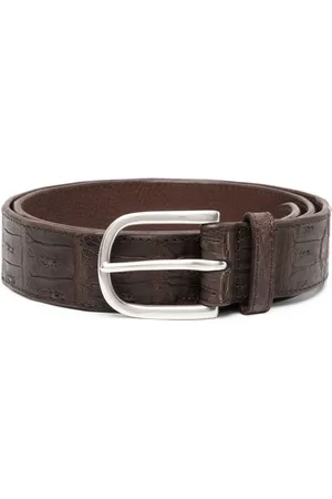 Orciani Animal-embossed leather belt