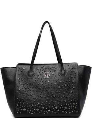 Philipp Plein Star stud embellished tote bag