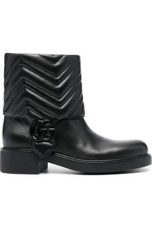Gucci GG leather ankle boots