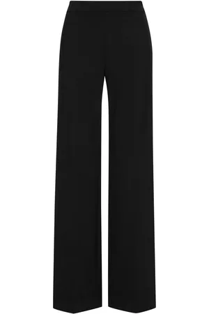 Oscar de la Renta High-waisted straight-leg trousers
