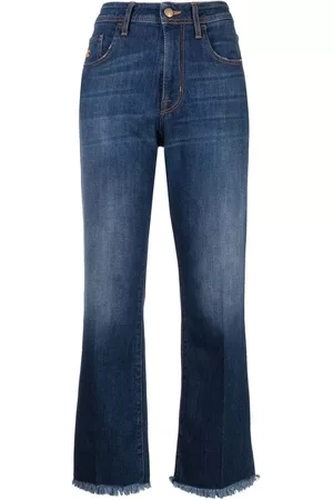 Jacob Cohen Logo-embroidered fringe jeans