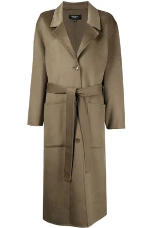 Paule Ka Single-breasted belted coat