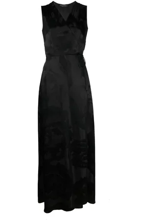 CARINE GILSON Jacquard silk negligee