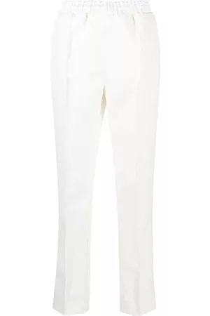 Serafini High-rise straight-leg trousers