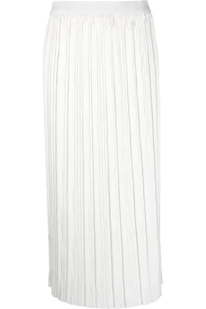 Roberto Collina Pleated midi-skirt