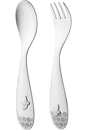 Christofle Beebbe -plated 2 piece baby flatwear set