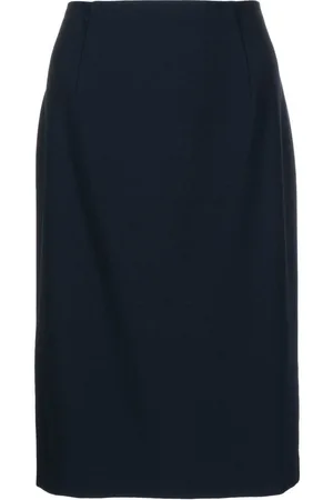 Paule Ka Straight-cut crepe skirt