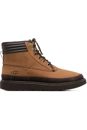 UGG Padded-ankle lace-up boots