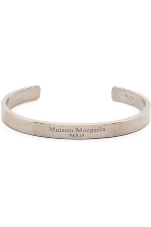 Maison Margiela Logo-engraved cuff bracelet