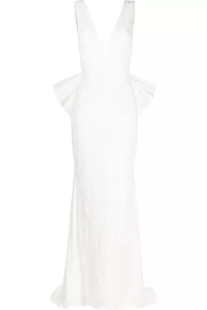 Rebecca Vallance Davina bow-detail gown