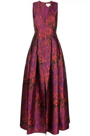 Sachin & Babi Brooke floral-print evening dress