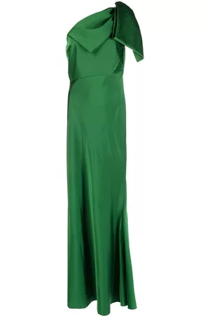Sachin & Babi Aubrey single-shoulder gown